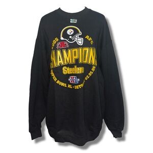 NWOT 2005 Steelers AFC Champions Sweatshirt